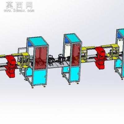 手机utmc自动加工生产线手机加工全自动无人化生产线 3D模型
