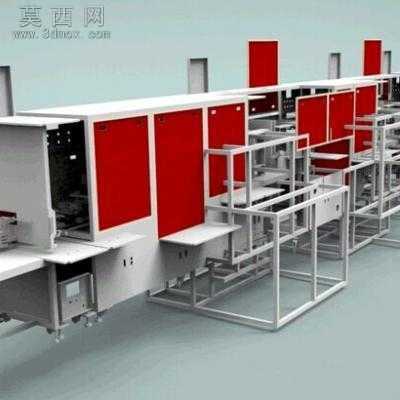 手机utmc自动加工生产线手机加工全自动无人化生产线 3D模型