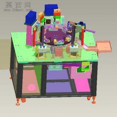 非标自动化焊锡机 3D模型