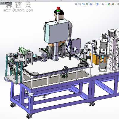 电机马达PCB板自动焊锡机 3D模型