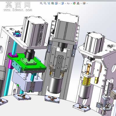电机马达PCB板自动焊锡机 3D模型