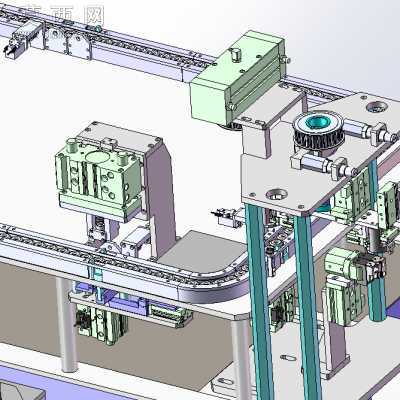 电机马达PCB板自动焊锡机 3D模型