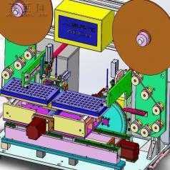通用型贴标机SW设计 3D模型