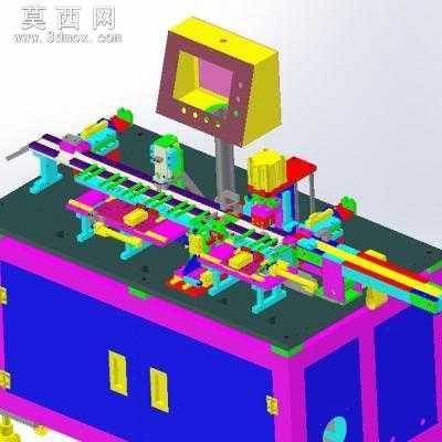 全自动端子连接器压入检测设备 3D模型