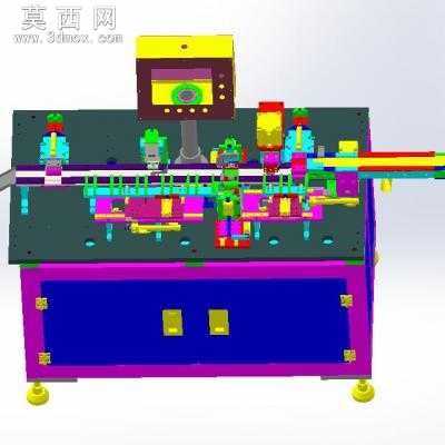 全自动端子连接器压入检测设备 3D模型