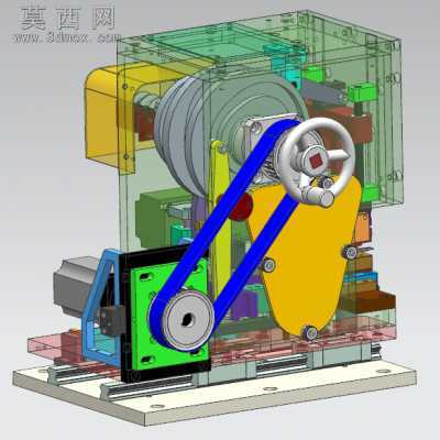插针机机头 3D模型