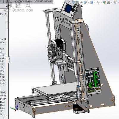 RepRap Prusa i3 3D��ӡ�� 3Dģ��