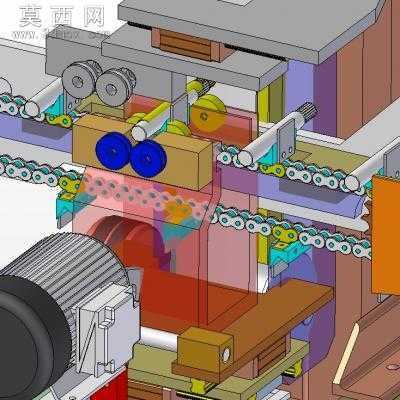 经典的圆柱表面抛光机 3D模型