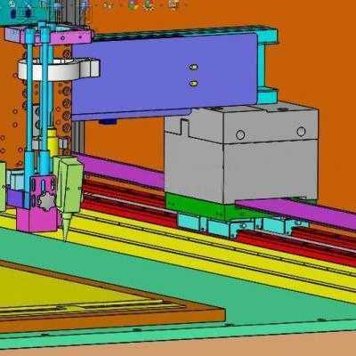 全自动三轴点胶机非标设备 3D模型