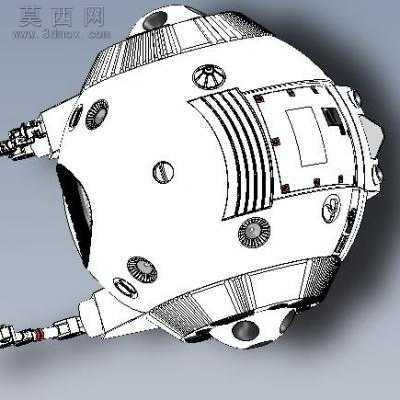 球式吊舱 3D模型