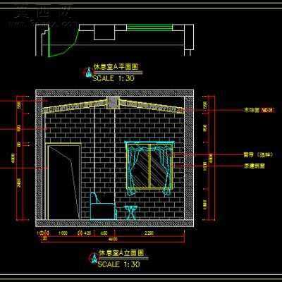 某跃层样板房田园风格装饰施工图-约400平88张CAD图2张效果图 CAD图纸