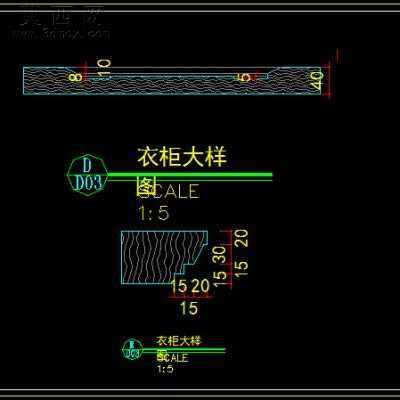某跃层样板房田园风格装饰施工图-约400平88张CAD图2张效果图 CAD图纸