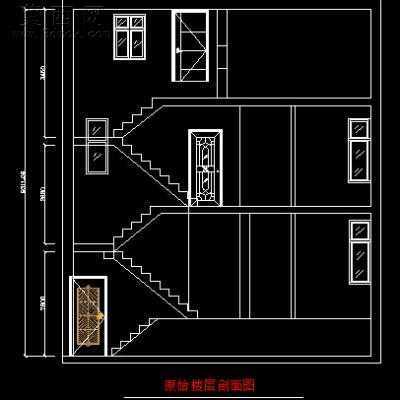 某复式住宅装饰施工图-210平27张CAD图4张效果图 CAD图纸
