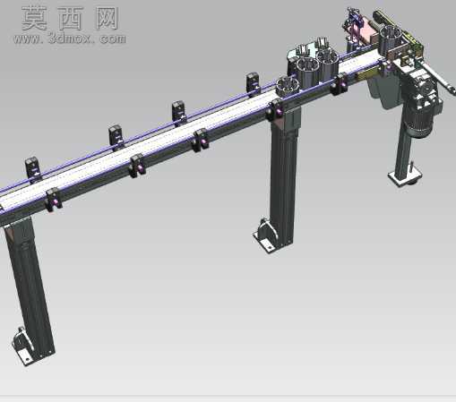 输送机总成 3D模型