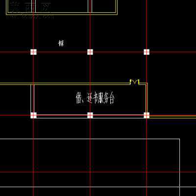 某学院图书馆建筑设计方案及施工图-8层23900平9张CAD图4张效果图 CAD图纸