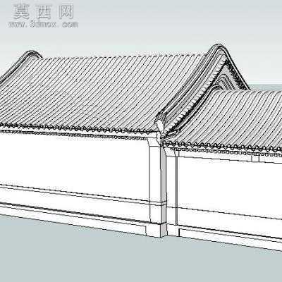 四合院正房精致模型 3D模型