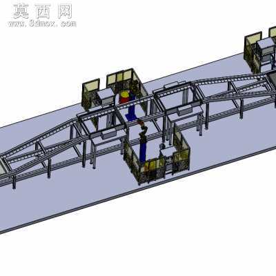 �綯����ܻ������Զ�����ˮ�ߺ��� 3Dģ��