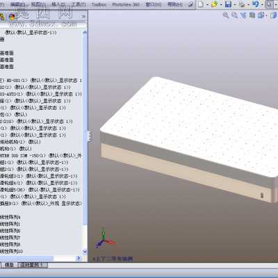 智能调软硬床垫 3D模型