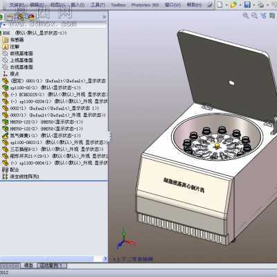 医用B型离心式细胞自动制片机 3D模型