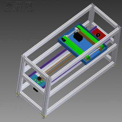 平行移载机 3D模型