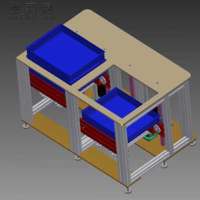 往复循环升降机 3D模型
