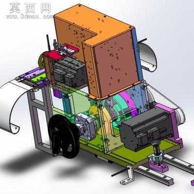 凸轮折弯机、凸轮折弯模组机构 3D模型