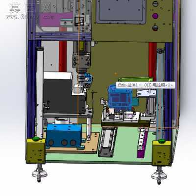 自动锁螺丝机真空吸取螺丝上料 3D模型