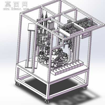 自动锁螺丝组装设备 3D模型