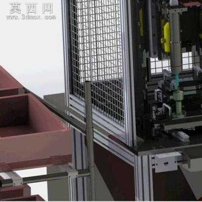 两轴自动销钉涂油压装机 3D模型