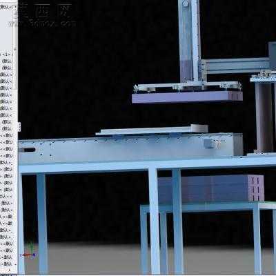 机械手全自动装盘机机械手自动料盘摆放设备 3D模型