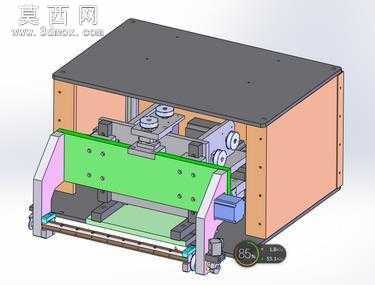 八轴全自动绕线机 3D模型
