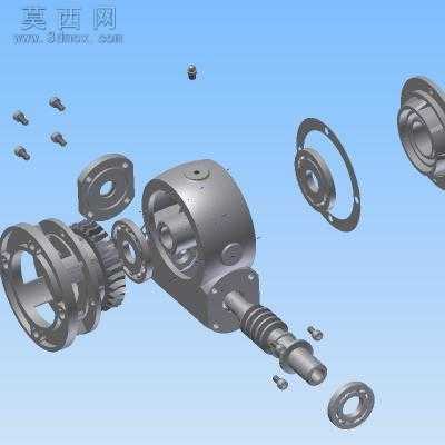 减速器 3D模型