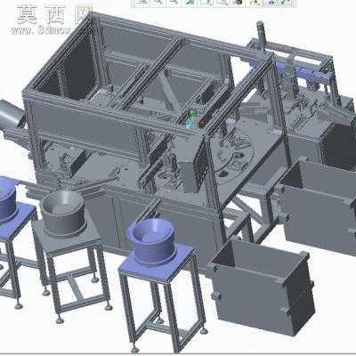 非标自动插针机 3D模型