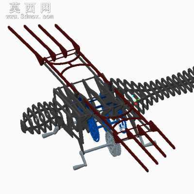 机械式飞鸟 3D模型