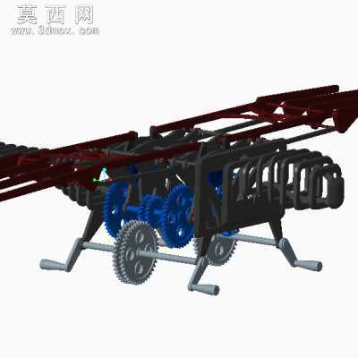 机械式飞鸟 3D模型