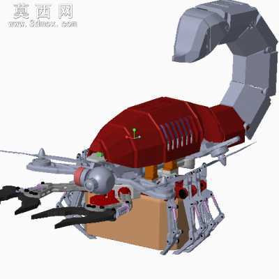 机械蝎子无人机 3D模型