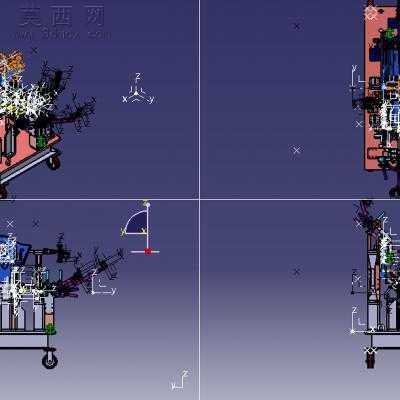 汽车前围板和前围板夹具总成 3D模型