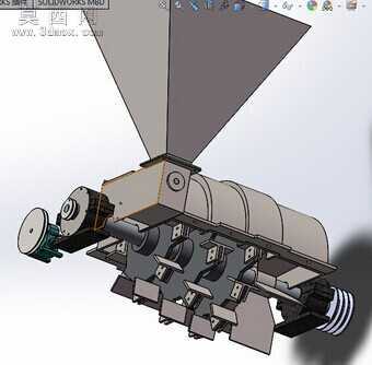 自动喷煤机 3D模型
