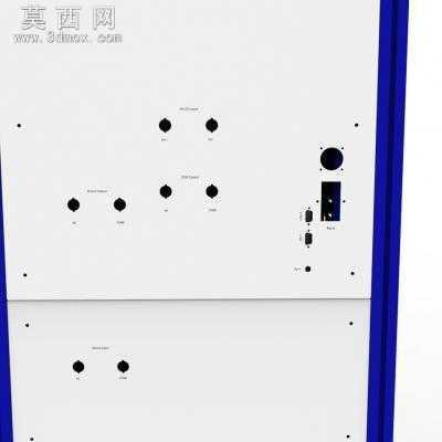 15kv浪涌机柜,50格病历夹,手动档案密集架 3D模型
