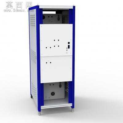 15kv浪涌机柜,50格病历夹,手动档案密集架 3D模型