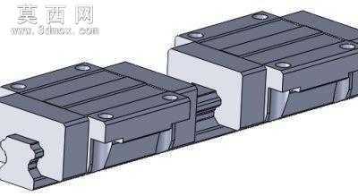 上银直线轴承导轨数模 3D模型
