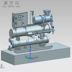 中央空调设备 制冷设备 3D模型,3DM