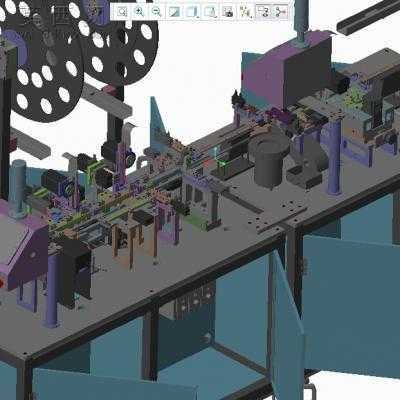 CCD自动检测组装一体机 3D模型