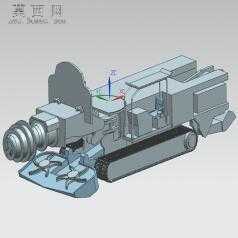 掘进机 3D模型,3DM