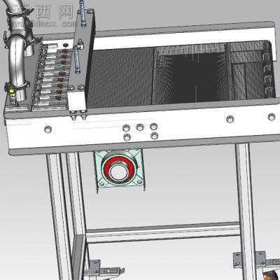燕麦片加工设备有卧式搅拌机功能 3D模型