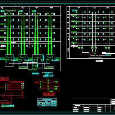 某多层砖混结构住宅楼建筑结构水暖电施工图 CAD图纸
