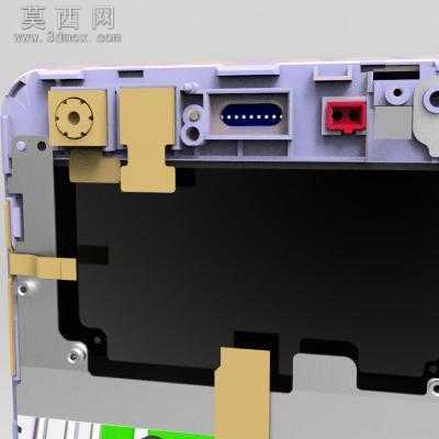 w666_6寸平板电脑 3D模型