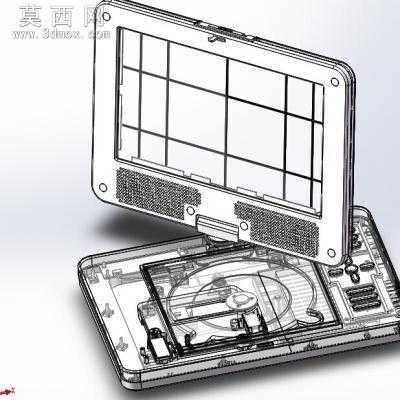 DVD播放机影碟机 3D模型