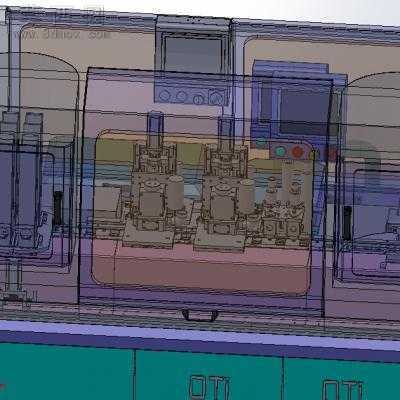 IC智能卡铣槽机 3D模型