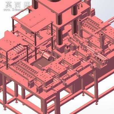 冲压自动生产线 3D模型